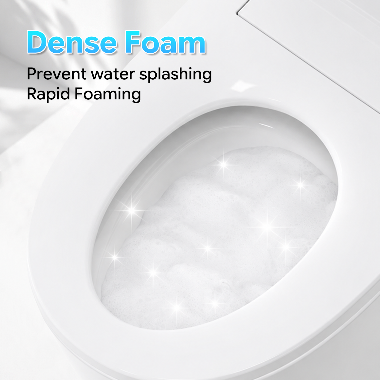 Smart Toilet Foaming Shield 470ml For Smart Toilet Cleaner Splash Control Deodorizing Foam Agent